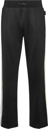 Philipp Plein Tracksuit Pants Stripes - Heren - Sweatpants - Zwart - 3XL - Katoen - Broeken