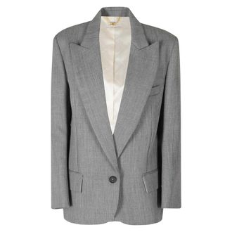 Elisabetta Franchi Blazer Sastre - Jackets - Mujer - Gris - XS