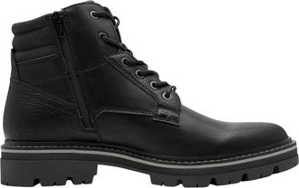 s.Oliver Enkellaarsjes - Heren - Veterlaarzen - Zwart - 41 EU - Schoenen