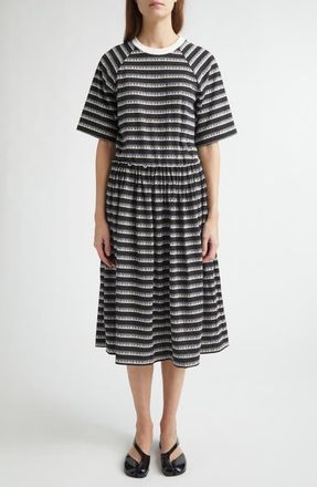 Undercover Print Mock Two-Piece Dress in Black Border at Nordstrom, Size 1