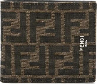 Fendi Jacquard Bi-Fold Wallet
