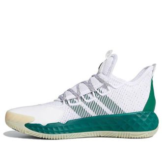 adidas Pro Boost Low White Dark Green FW9504