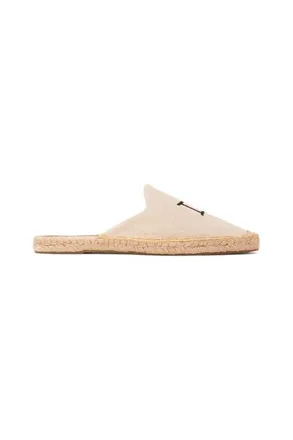Soludos The Smoking Mule Embroidery Espadrille in Gemini - Natural Undyed at Nordstrom, Size 10