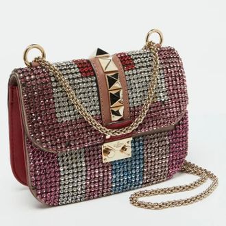 Valentino Pre-owned Mini Bags, female, Multicolor, Size: ONE SIZE Pre-owned Rockstud Mini Bag
