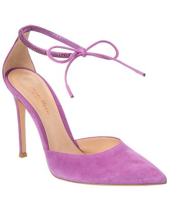 Gianvito Rossi 100 Suede Pump
