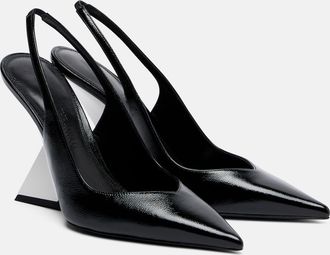 The Attico Cheope leather pumps