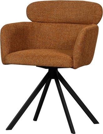 De Eekhoorn Drehbarer Design Armlehnstuhl Fenno, Strukturstoff Ginger