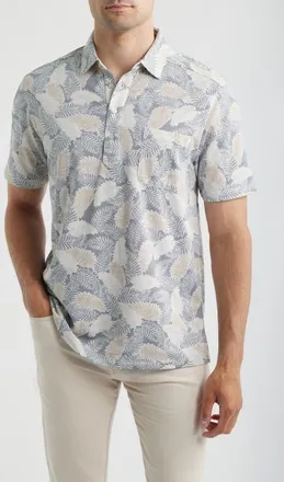 Tommy Bahama San Lucio Frond Fall IslandZone Pocket Polo in Glass Bottle at Nordstrom, Size Xx-Large