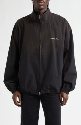 Acne Studios Olando Logo Jacket in Black at Nordstrom, Size 40 Us
