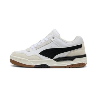 Puma Mens Rebound Retro Shoes Sneaker, White-black-feather Gray, 12 UK