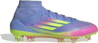 adidas Unisex Accessories F50 Pro Firm Ground Football Boots in Blue/Lemon/Pink - Multicolour - Size UK 9