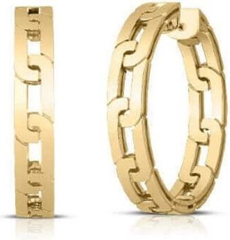 Roberto Coin Navarra Hoop Earrings 20Mm - 8883242Ayer0
