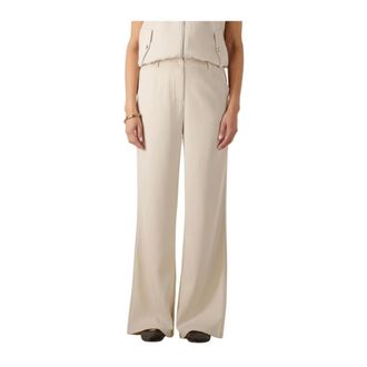 Ydence Ydence, Dames, Broeken, Beige, Maat: S Zijde