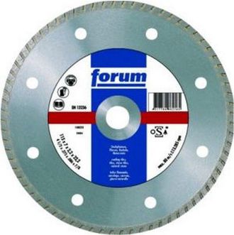 Forum Muela Motosierra Diamantada, Vitrificado, A Fin De Utilizaci&oacute;n M&uacute;ltiples, En Un Corte De Seco, &Oslash; X Escariado : 230 X 22,23 Mm