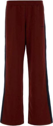 Alexander McQueen Broeken, Heren, Rood, S, Wide Leg Jogger