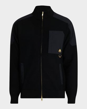 Moose Knuckles Men & apos;s Elowan Full-Zip Sweater