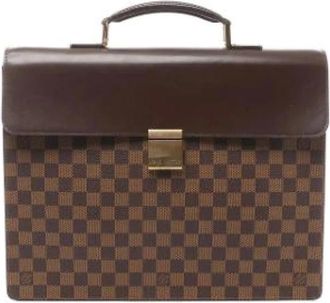 Louis Vuitton Pre-owned Handbags, male, Brown, Size: ONE SIZE Pre-owned Altona PM Damier Ebene Handbag