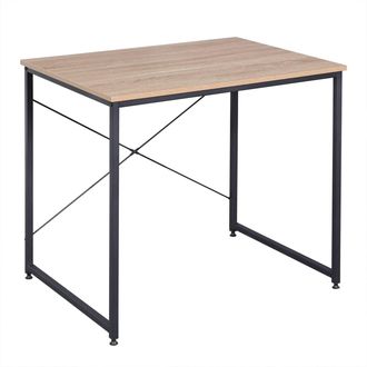 Woltu Scrivania Computer Tavolo Pc Scaffale Moderno Per Ufficio Lavoro Studio Legno+nero - Woltu