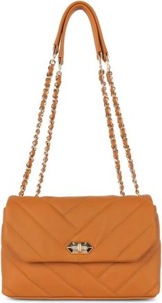Lancaster Shoulder Bags - Dames - Schoudertassen - Oranje - ONE Size - Leer - Tassen