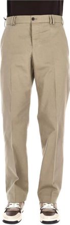 Pantaloni Torino Beige Katoen Deluxe Michael Lijn Broek - Heren - Chinos - Beige - L - Katoen - Broeken