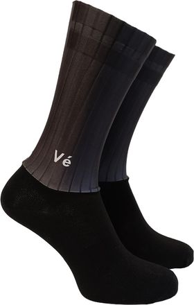 Generic VeloClassics Black/White - Aero Cyling Socks - Size 7-11 (UK)