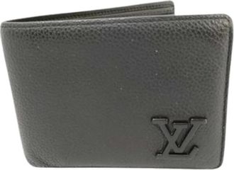 Louis Vuitton Pre-owned Portemonnee (bi-fold) - Heren - Vintage Accessoires - Zwart - ONE Size - Leer - Vintage