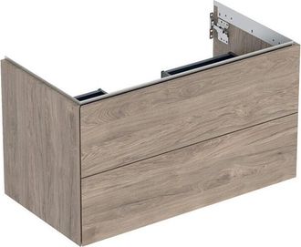 Keramag Geberit One Mueble Bajo Lavabo, 2 Cajones, 88.8x50.4x47cm