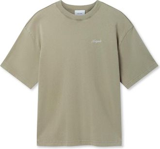 Axel Arigato Honor Washed T-Shirt - Heren - T-shirts - Groen - XL - Katoen - Tops