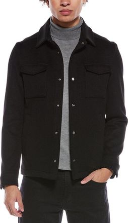 Herno Wool & Cashmere-Blend Shirt Jacket