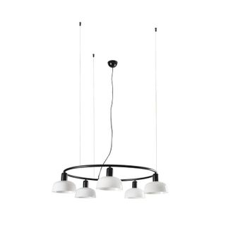 Faro Barcelona Tatawin S L&aacute;mpara Colgante Circular Blanco 20343-116-5l