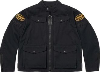 SUPREME x Vanson SS26 Leathers Cordura Jacket Black SUP-SS26-054-BLK