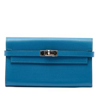 Herm&egrave;s Pre-owned Hermes Grain d H Kelly Longue Wallet Ladies 23OY2CINJE8K6FH7