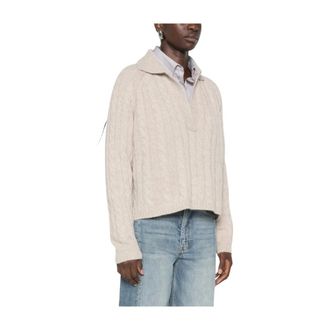 Kujten Kujten, Truien & Vesten, Dames, Beige, M, Kasjmier, Aenora Kabeltrui
