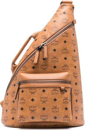 MCM Borsa a spalla Aren - Marrone