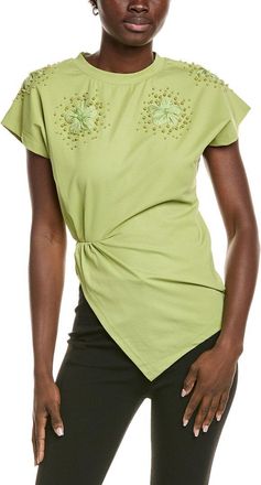 Gracia Beaded Drape T-Shirt