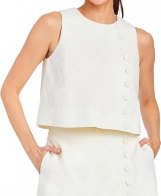 Mestiza New York Etta Top In Ivory