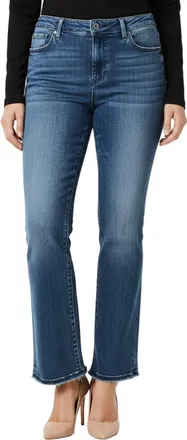 Slink Jeans High Waist Ankle Flare Jeans in Calantha at Nordstrom, Size 22W