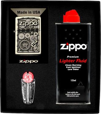 OEM Encendedor Zippo Gear Weels Juego De Regalo N.&deg; 1