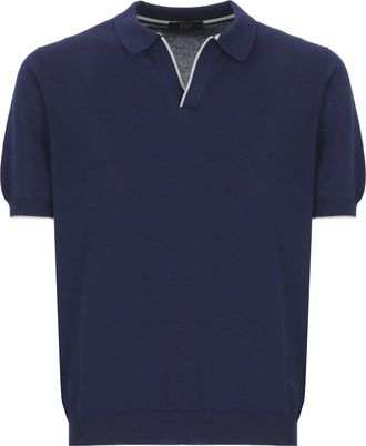Fay Knitted Polo Shirt