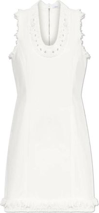 Ferragamo Denim Jurk - Dames - Korte kleedjes - Wit - S - Denim - Kleedjes