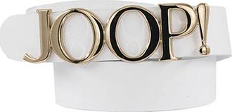 Joop Lederg&uuml;rtel JOOP, Damen, Gr. 100, wei&szlig;, gold, Rindsleder, G&uuml;rtel Lederg&uuml;rtel