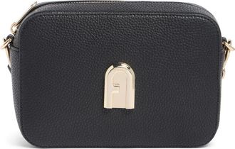 Furla Gardenia Mini Camera Case Crossbody Bag in Nero+Toni Ghiaccio at Nordstrom Rack
