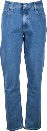 Calvin Klein Jeans, Heren, Blauw, W31, Katoen, Tapered Fit Jeans
