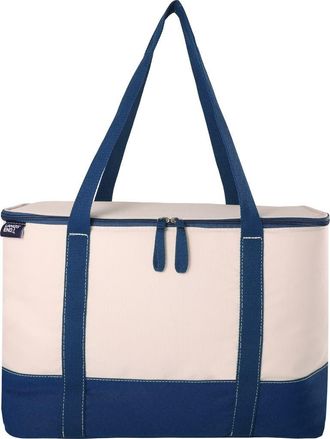 Lands End Rectangular Large Cooler Bag Insulated 8 Gal, Canvas Soft Cooler with Tote Handles and Zip Closure in Navy at Nordstrom