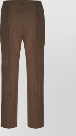 Alberta Ferretti straight leg trousers seam detailing design