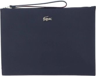 Lacoste Anna Pique Canvas Zip Clutch
