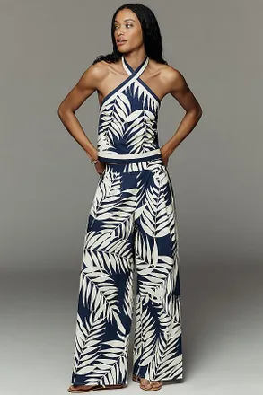 Hutch Palm Print Pants