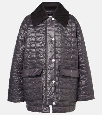 Chloé Double-breasted black coat in wool blend from