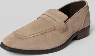 Poelman Loafers aus Leder Modell Gerry in Beige, Gr&ouml;&szlig;e 42