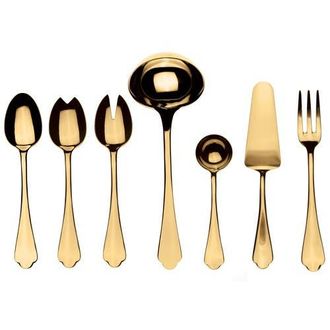 Mepra Dolce Vita Serving Set - 7 Pieces in Gold at Nordstrom
